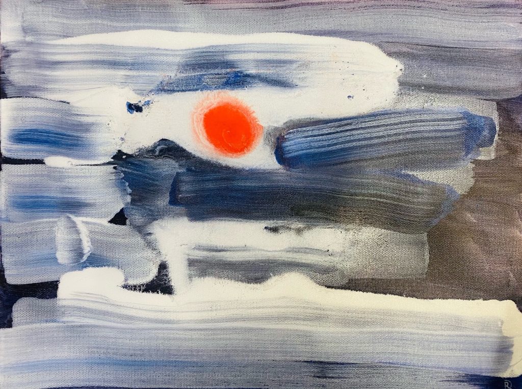 Doganova_Sunrise II, Öl auf Leinwand, 40 x 30 cm, 2020